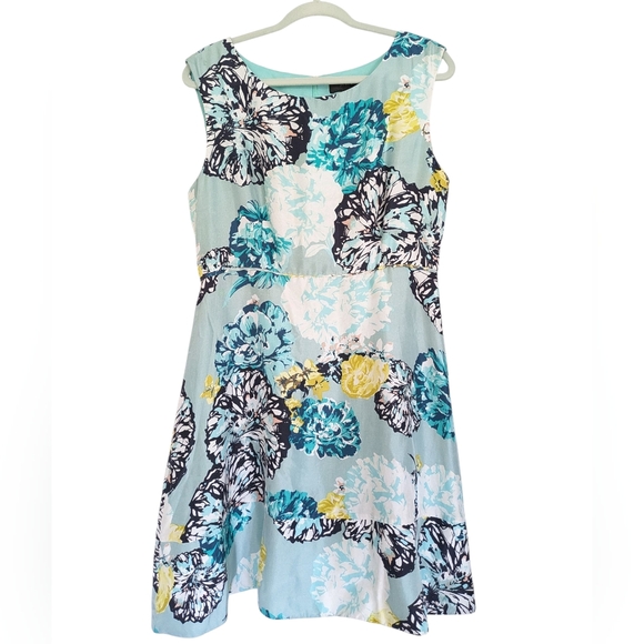 J. Crew Aquatic Floral Silk Dress - Picture 3 of 8